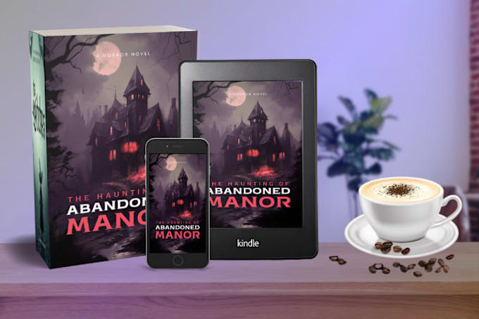 Gig Preview - Design horror book cover, fantasy book cover, romance book cover, ebook cover