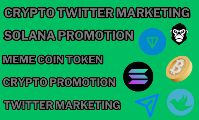 Gig Preview - Pump up to millions meme coin investors, solana crypto twitter promotion, token