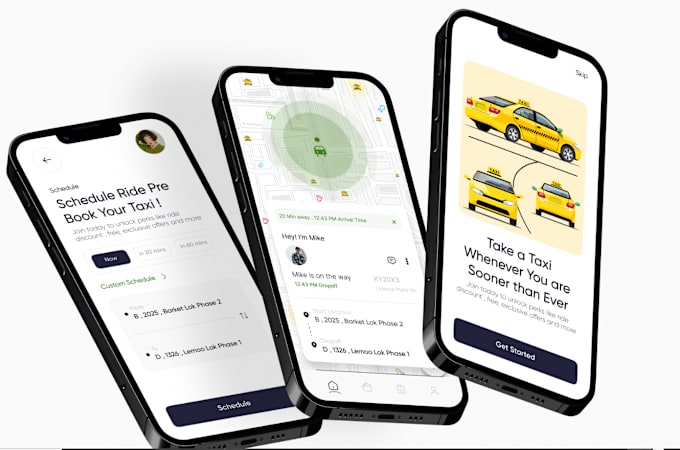 Gig Preview - Build ride sharing app, carpooling app, car rental app, taxi booking app