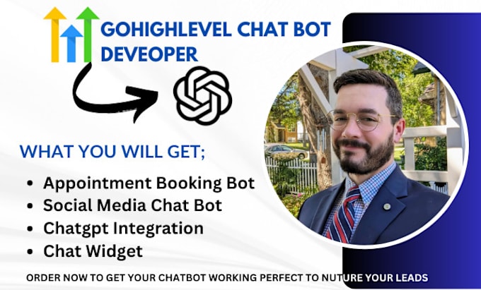 Gig Preview - Setup gohighlevel chatgpt chatbot without zapier or openai, gohighlevel chatgpt