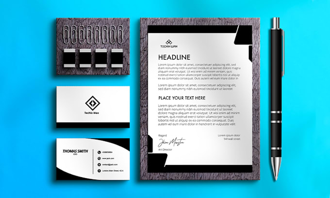 Gig Preview - Design professional and modern style business card  and letterhead