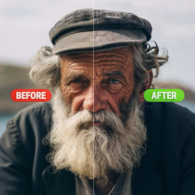 Gig Preview - Enhance, restore, and upscale low quality images and photos