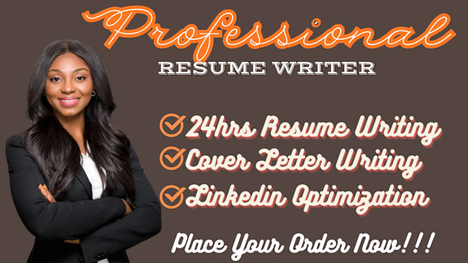 Gig Preview - Write sales resume, marketing resume, cover letter, linkedin