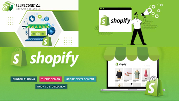 Gig Preview - Custom shopify stores for dropshipping ecommerce