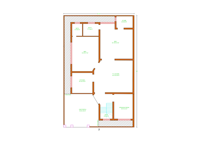 Gig Preview - Draw complete file of architectural construction drawings