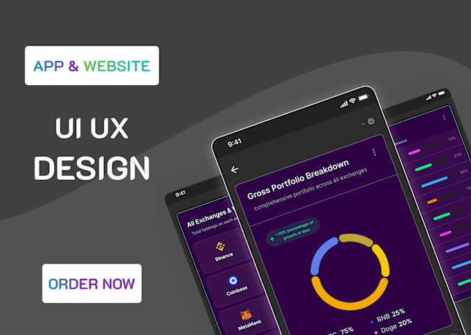 Gig Preview - Do creative mobile app ui ux design, website ui in figma