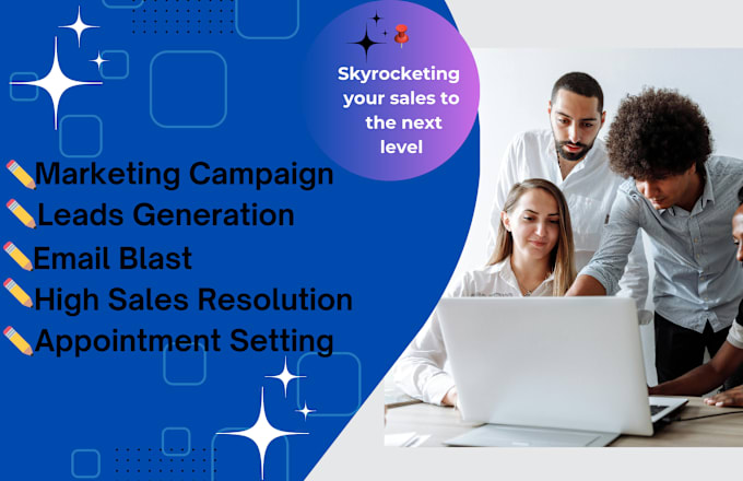 Gig Preview - Be your online sales representative, close deal and set appointments