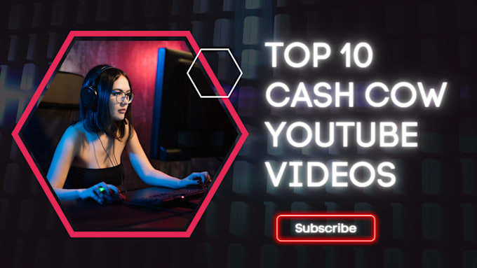 Gig Preview - Create faceless cash cow youtube automation videos, top 10 videos