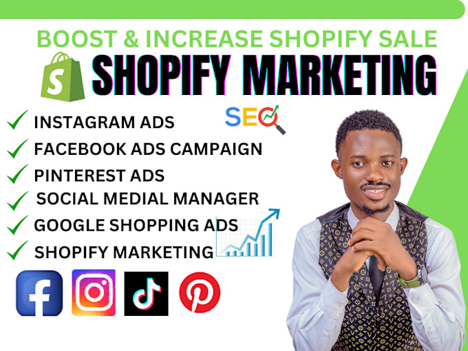 Gig Preview - Do shopify dropshipping social media marketing facebook and ig ads for sales