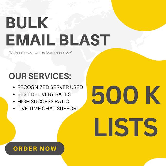 Gig Preview - Do bulk email blast, email marketing, bulk email campaign