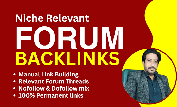 Gig Preview - Do niche relevant forum blog comments posting backlinks to increase DR