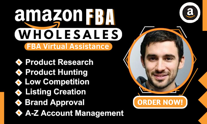 Gig Preview - Amazon fba wholesale, amazon fba product research, amazon brand approval