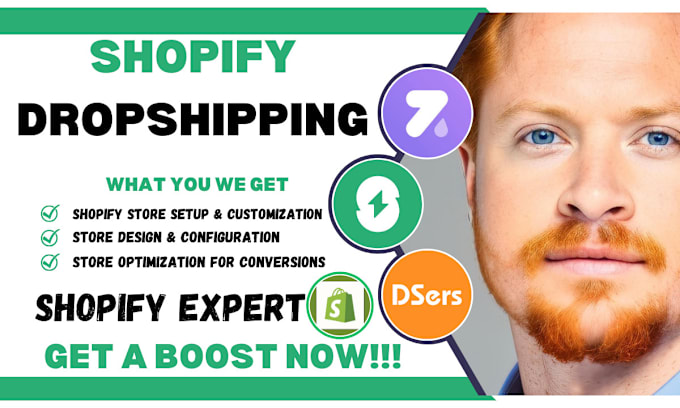 Gig Preview - Shopify dropshipping store dropshipping website via zendrop dsers supliful cj