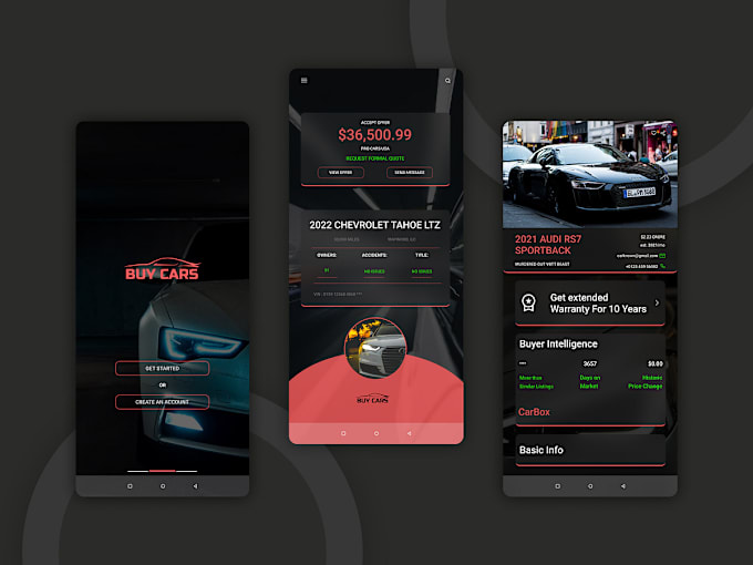 Gig Preview - Create a car dealership app, a mobile app for car dealership