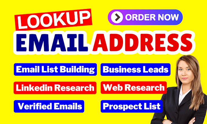 Bestseller - lookup email addresses and lead scraping  for your targeted b2b lead generation