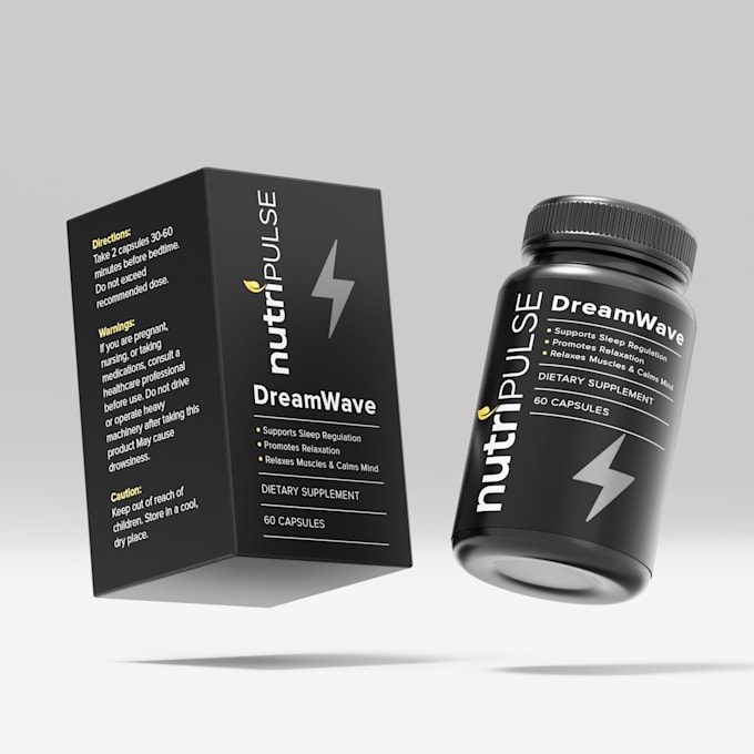 Gig Preview - Make professional supplement label and packaging design