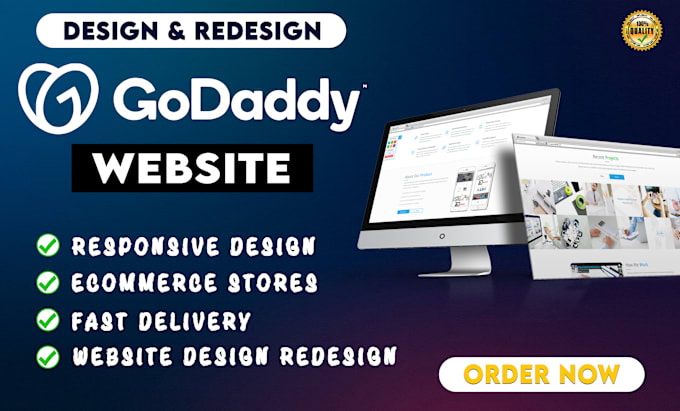 Gig Preview - Design or redesign your godaddy website