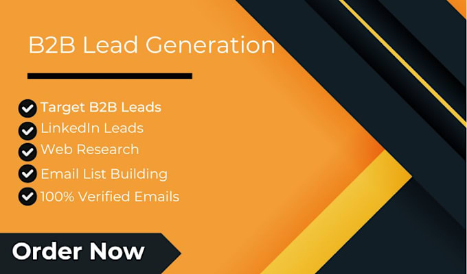 Gig Preview - Do b2b lead generation and build prospect email list