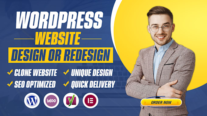 Bestseller - design wordpress website or redesign your existing website or blog