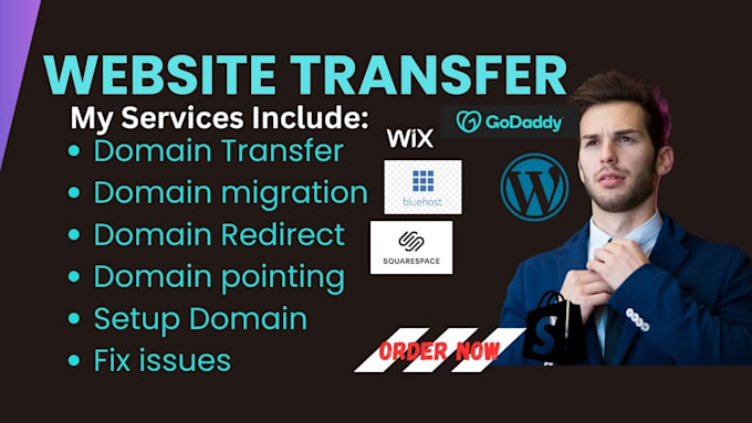 Gig Preview - Point domain to shopify, wix, wordpress, setup and fix domain issues,  verify