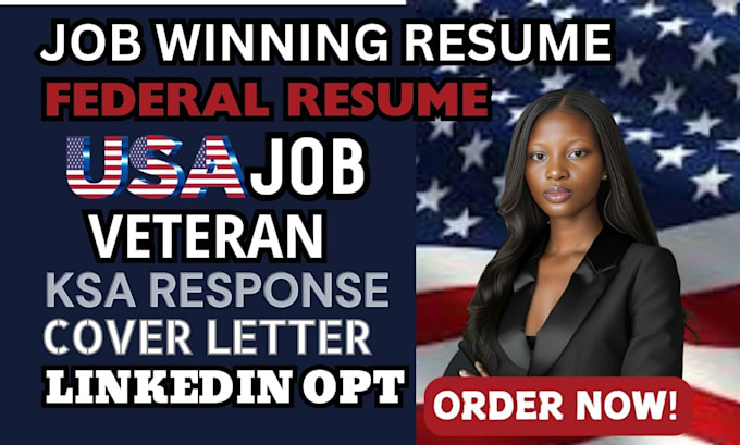 Gig Preview - Write federal government military veteran executive ats resume ptqs for usajobs