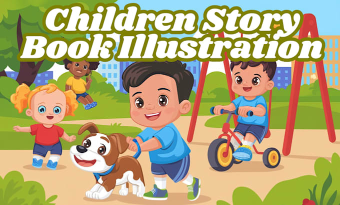 Gig Preview - Do children story book illustration children story book illustration