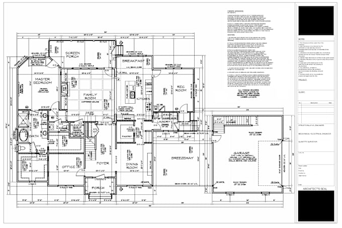 Gig Preview - Design your architectural plan for city permit