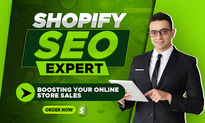 Gig Preview - Do shopify SEO service for boosting your online store sales