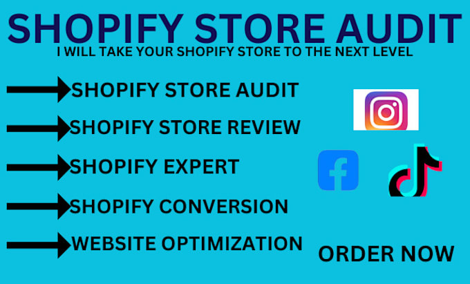 Gig Preview - Do shopify store audit, store review, to increase your website optimization