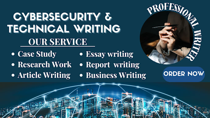 Gig Preview - Do thorough research to create technical writing on cyber security