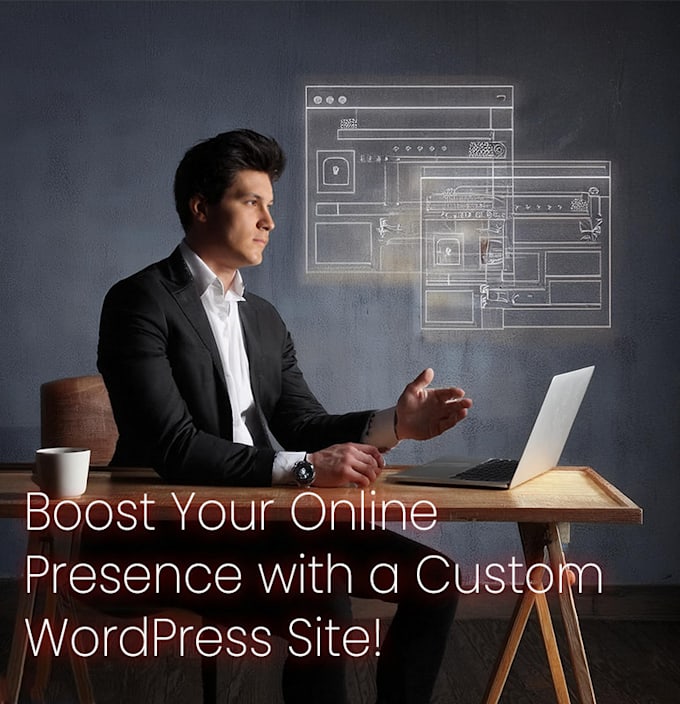 Gig Preview - Create wordpress website, design, redesign and more