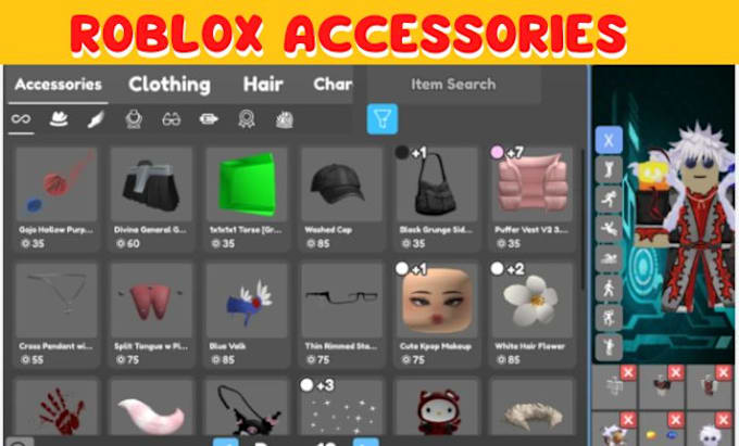 Gig Preview - Design high quality 3d roblox accessories for you