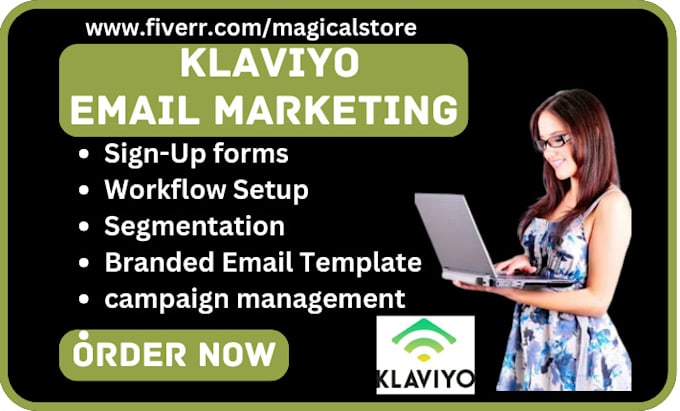 Gig Preview - Setup klaviyo email marketing klaviyo email workflow klaviyo campaign management