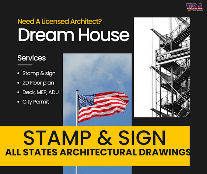 Bestseller - draw, stamp and seal architectural, mep drawings for city permit