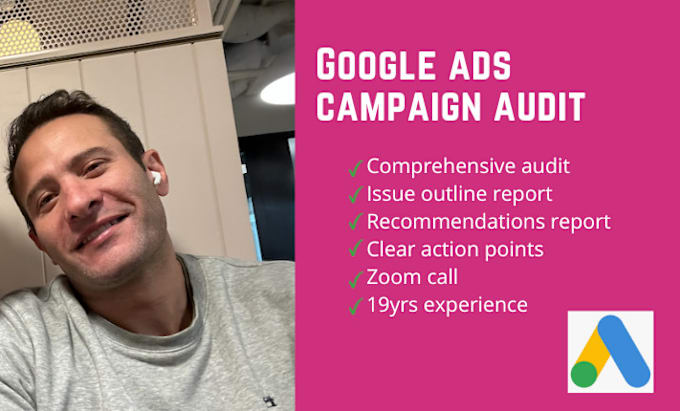 Gig Preview - Audit and fix your google ads ppc campaign