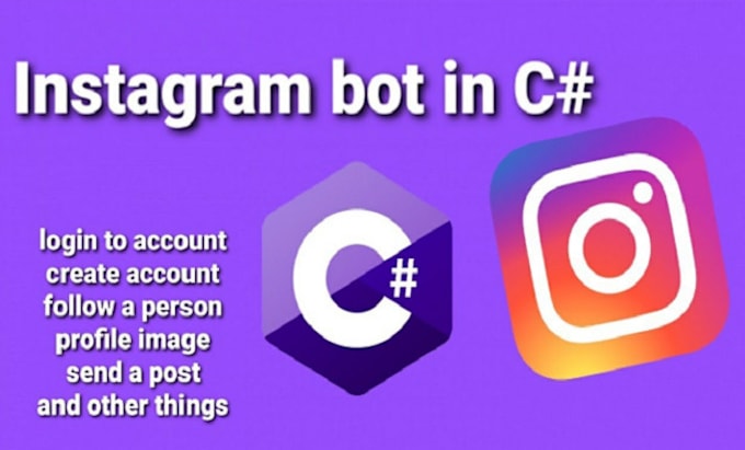 Gig Preview - Create instagram api bot, auto follow, mass dm bot, keywords, hashtags, posting