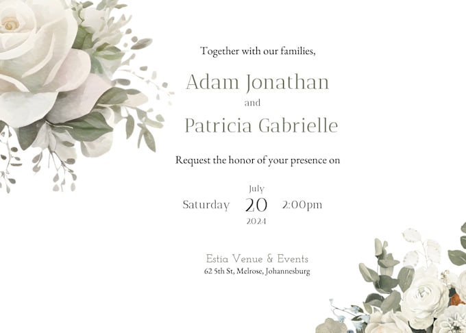 Gig Preview - Create beautiful save the dates and wedding invitations