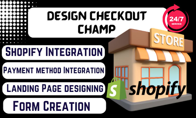 Gig Preview - Design checkout champ landing page and integrate to shopify or woocommerce