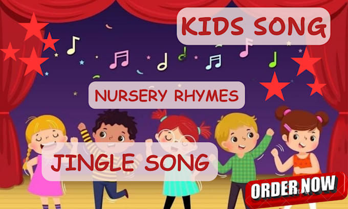 Gig Preview - Compose children kids lyrics, nursery rhymes, jingle kids catchy music producer