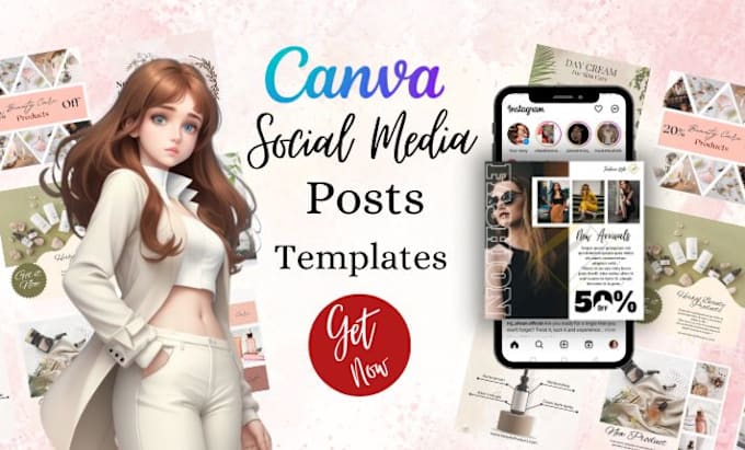 Gig Preview - Design creative canva templates and social media posts