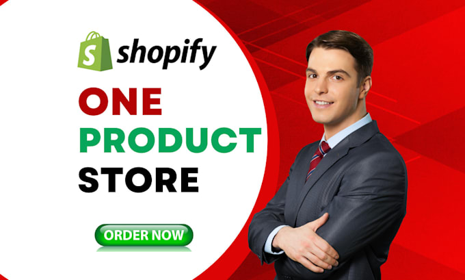 Gig Preview - Create a single product shopify store