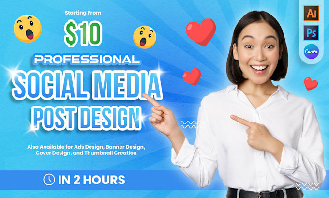 Gig Preview - Design a perfect social media posts, banner and ads design