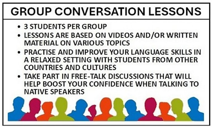 Gig Preview - Host group english conversation lessons at a discounted, budget friendly rate