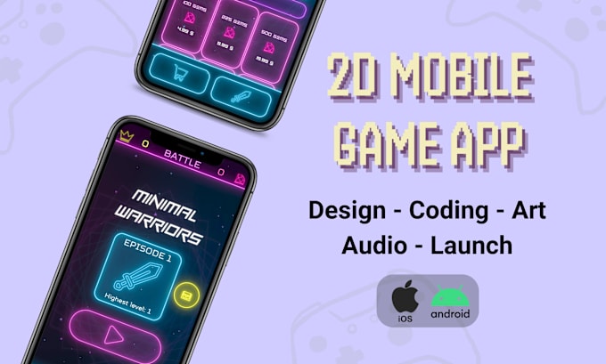 Gig Preview - Develop an addictive 2d mobile game in unity