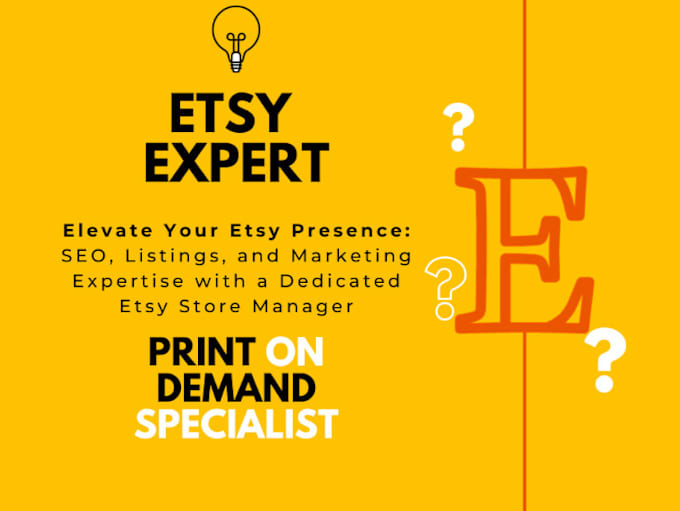 Gig Preview - Do etsy shop promotion campaigns to boost etsy sales, etsy seo and etsy listing