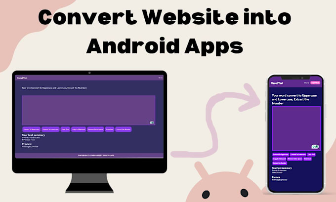 Gig Preview - Convert your website to an app as an android developer