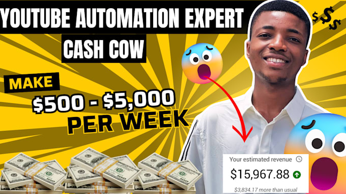 Gig Preview - Create viral cashcow videos manage and grow your youtube automation channel