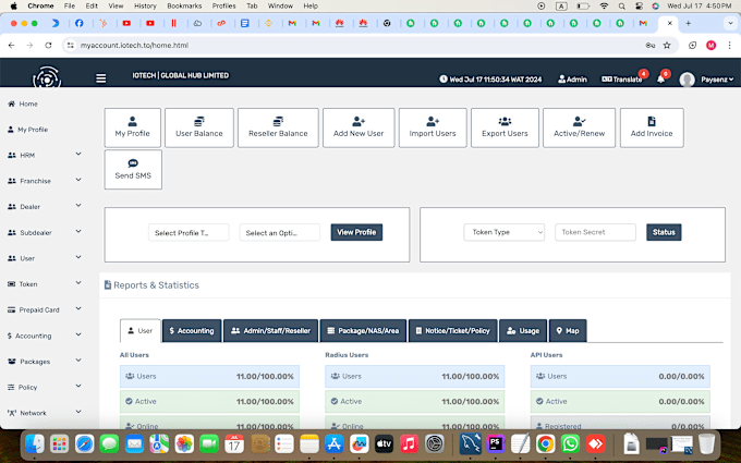 Gig Preview - Provide complete isp billing automation with mikrotik