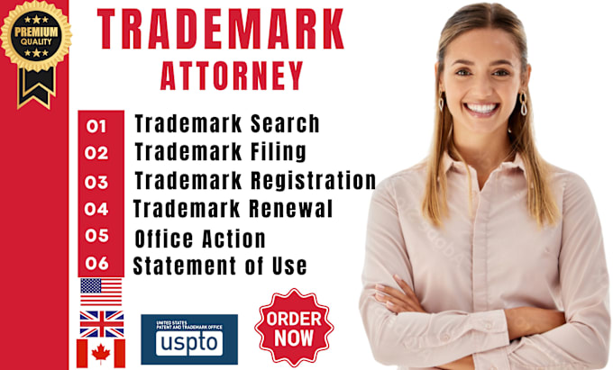 Gig Preview - Your licensed US trademark attorney for filing registration on uspto for amazon