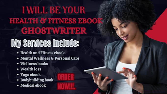 Gig Preview - Ghostwrite 30k word health and fitness, medical, exercise, muscle building ebook